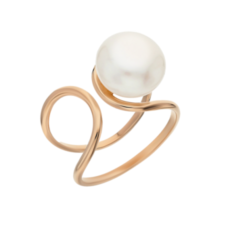 South Sea Pearl Ring In 10k Yellow Gold