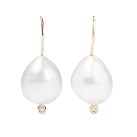 Earrings In Baroque Style With Pearls