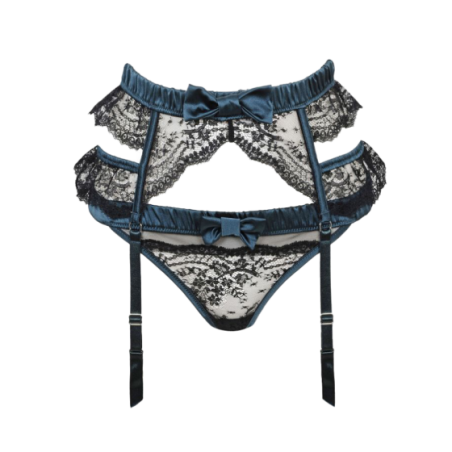 Roza Lagerta Women's Lace Suspender Belt