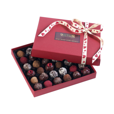Raw Organic Valentines Chocolate Truffle Box