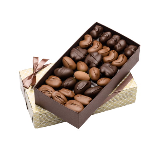 Box Milk Chocolate Covered Nuts